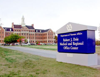 Image of the Robert J. Dole VA Medical Center in Wichita, Kansas